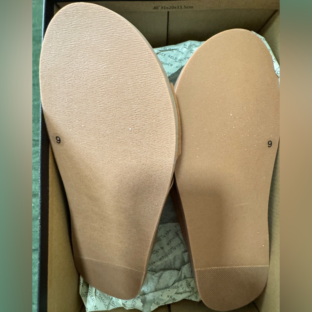 Kelsi Dagger Brown Cross-Strap Sandals - Picture 5 of 5